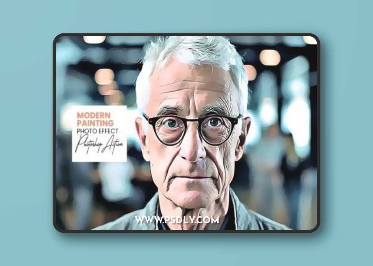 Modern Painting Photoshop Action