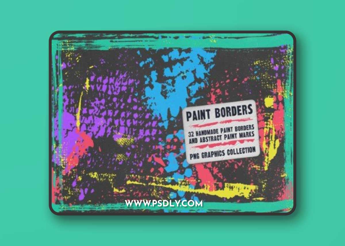 Paint Borders and More Graphics Set