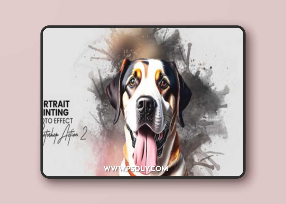 Portrait Painting Photoshop Action