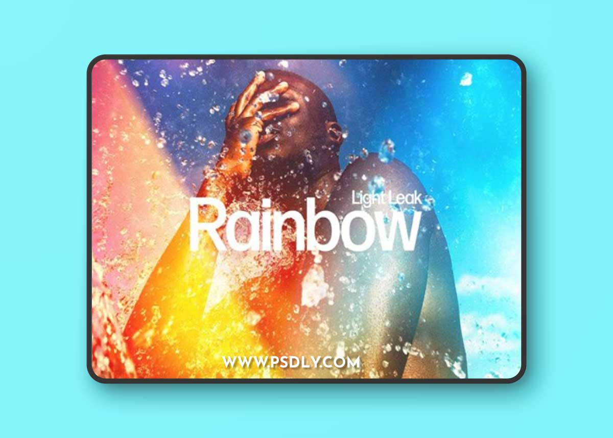 Rainbow Light Leak Effect for Photoshop