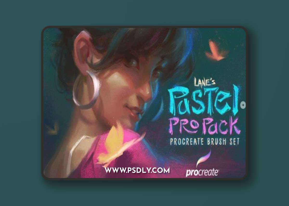 The Pastel Pro Pack : Procreate Brush Set by Lane.Draws
