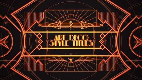 Videohive Art Deco Style Titles 51519437
