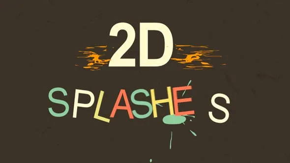 Videohive Splash 2D 8044946