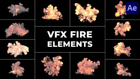 Videohive VFX Fire Elements for After Effects 51546933