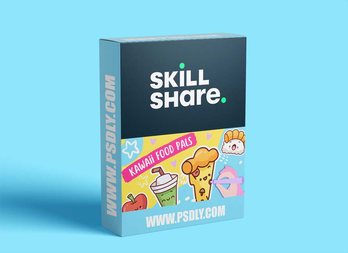 Yummy Yums: Let's Draw Cute Kawaii Food Pals Stickers | Procreate