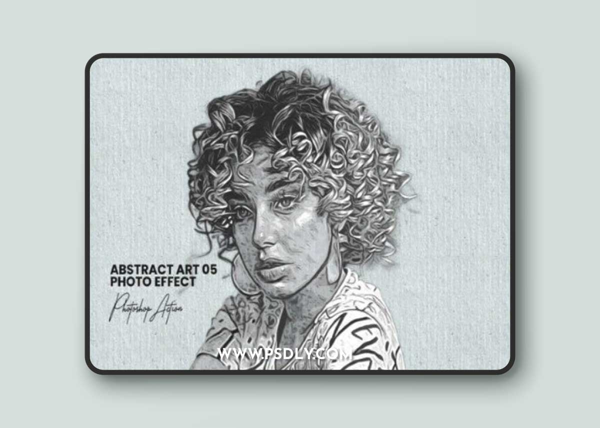 Abstract Oil Art Photoshop Action