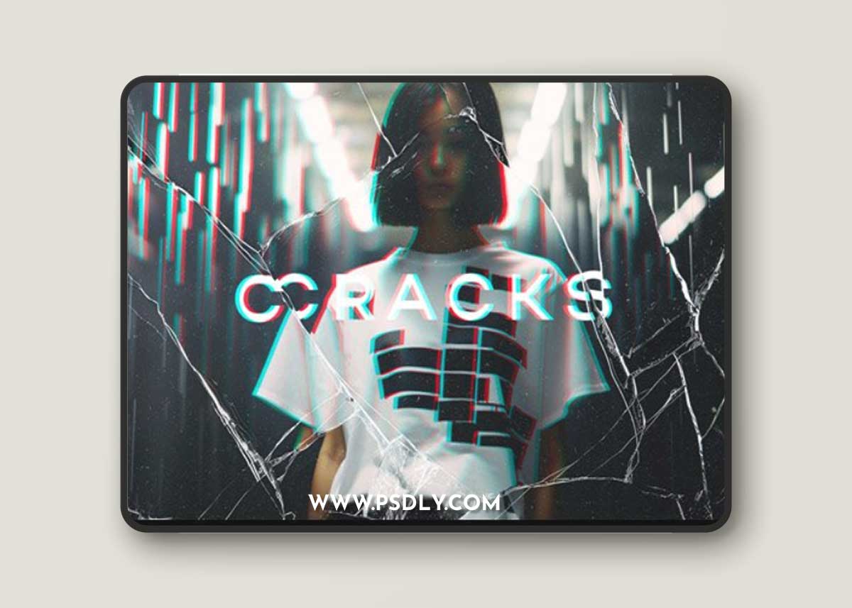 Cracks - Broken Glass Effect for Photoshop