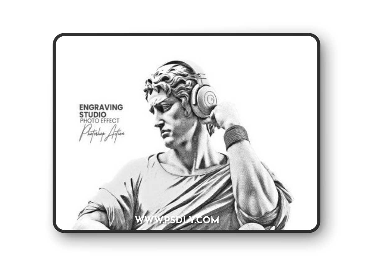 Engraving Studio Photo Effect Action