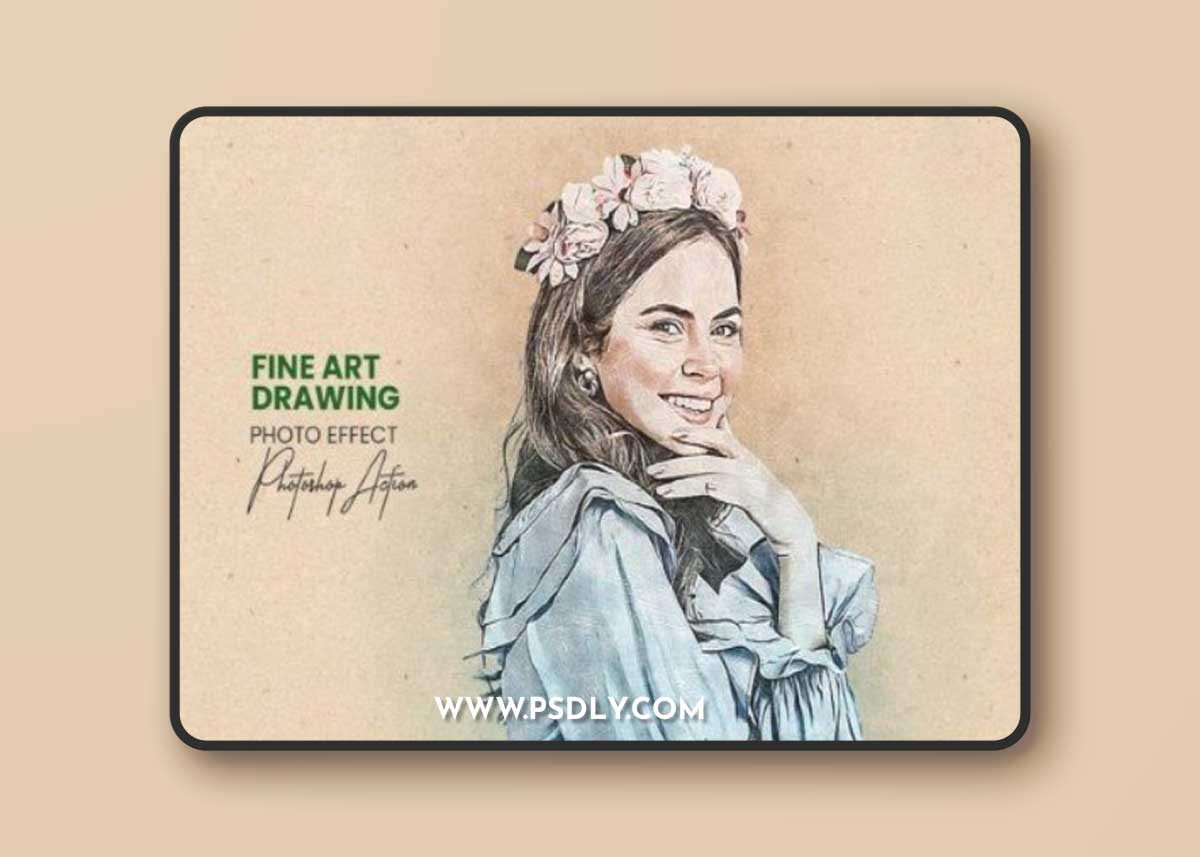 Fine Art Sketch Drawing Action