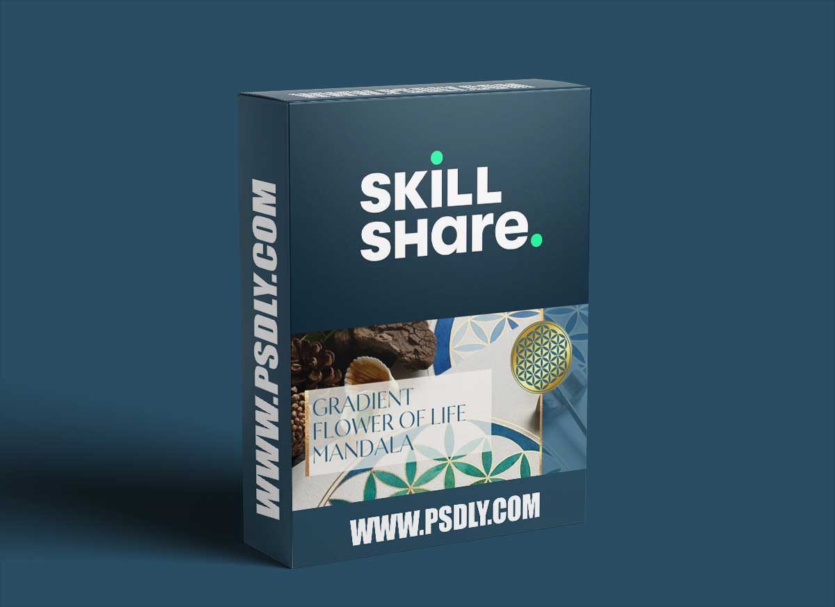 Geometric Art: Construct and Colour a Flower of Life Mandala With a Watercolour Gradient 1 Geometric Art: Construct and Colour a Flower of Life Mandala With a Watercolour Gradient