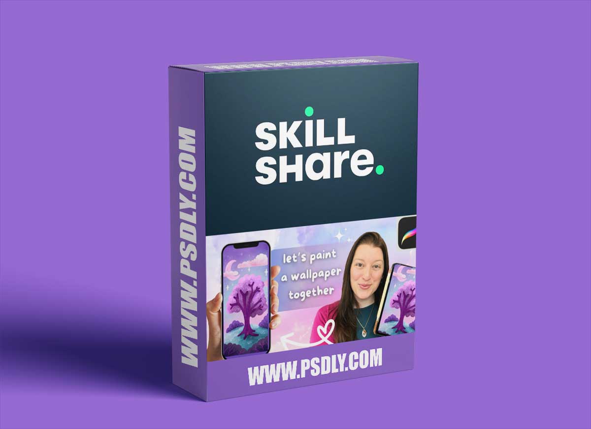 Procreate Painting Project - Paint Your Own Phone Wallpaper Art in Procreate