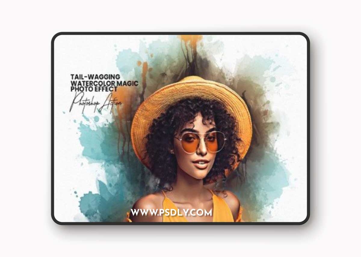 Tail-Wagging Watercolor Magic Action