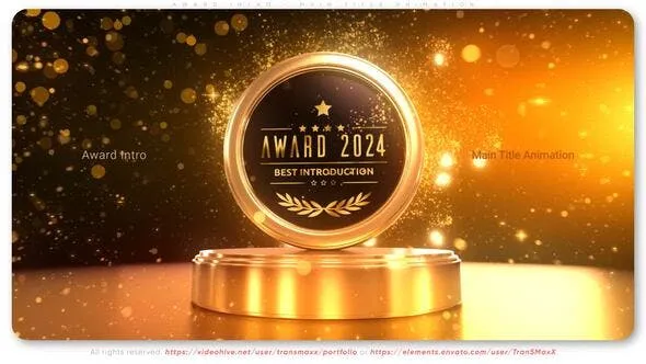 Videohive Award Intro - Main Title Animation 51721754