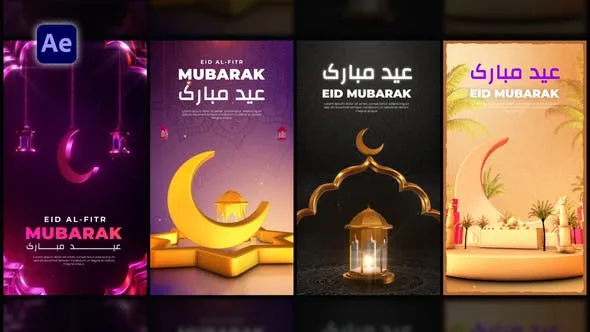 Videohive Eid Greeting Stories Pack 51680795