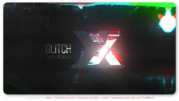 Videohive Glitch Noise Logo Reveal 51564306