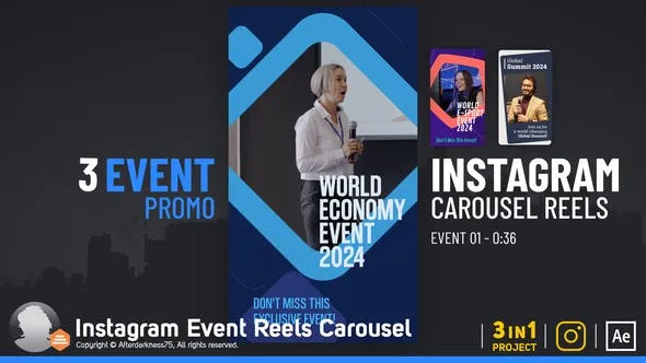 Videohive Instagram Event Promo Reels Carousel 50804802