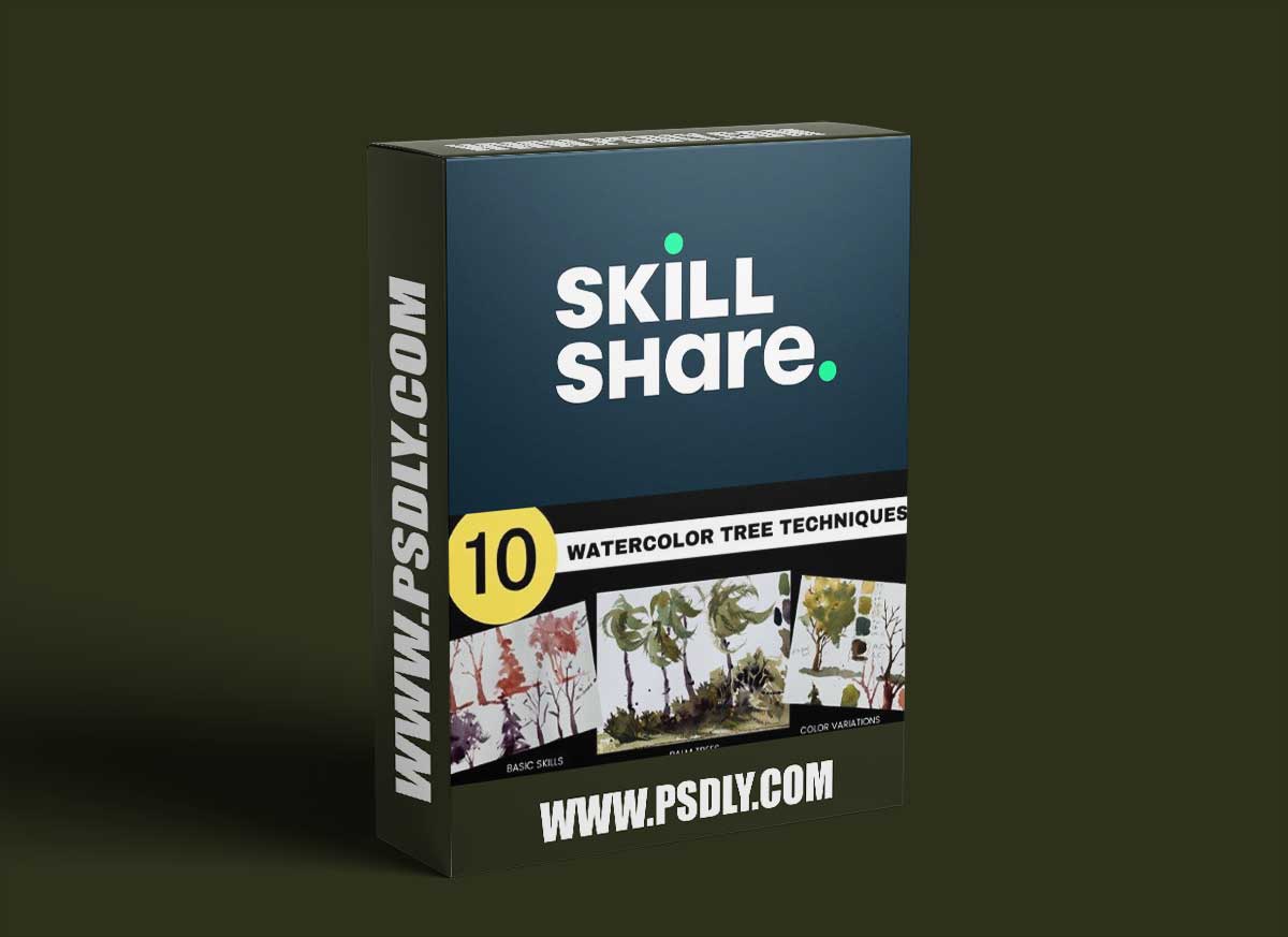 Watercolor Landscape Workshop; Tree Painting Techniques