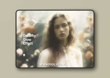 Blurry Glow Photo Effec