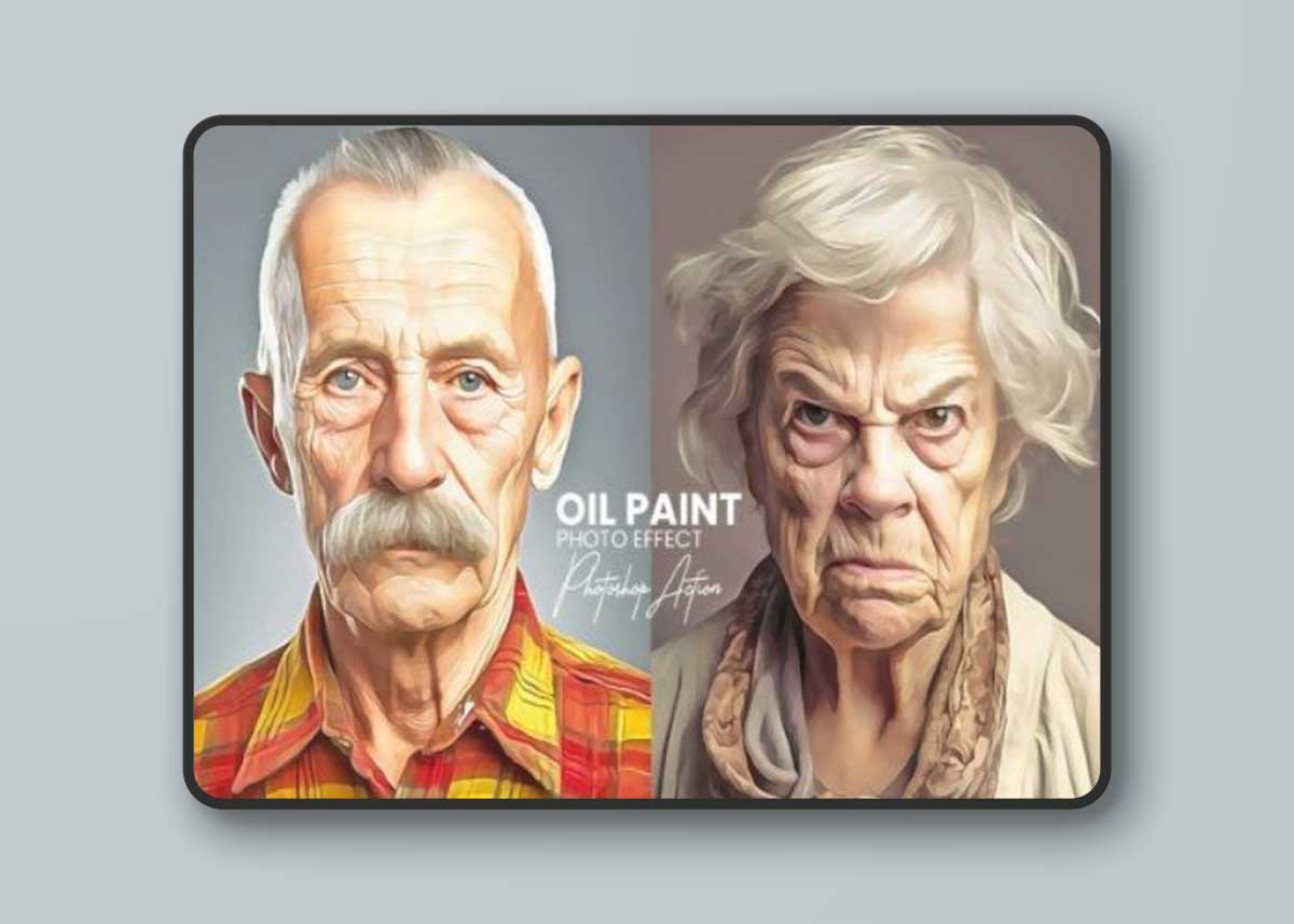 Easy Oil Paint Photo Effect Action