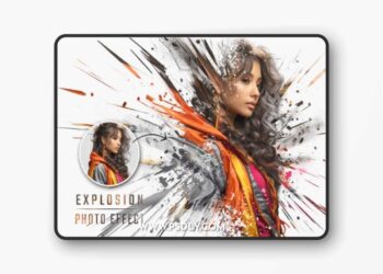 Explosion Dispersion Photo Effect