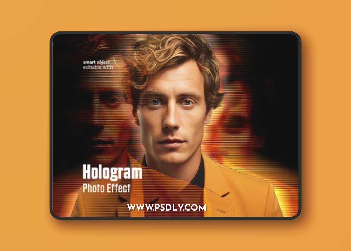 Hologram Photo Effect