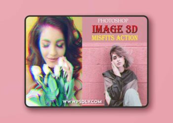 Image 3D - Misfits Action for Photoshop