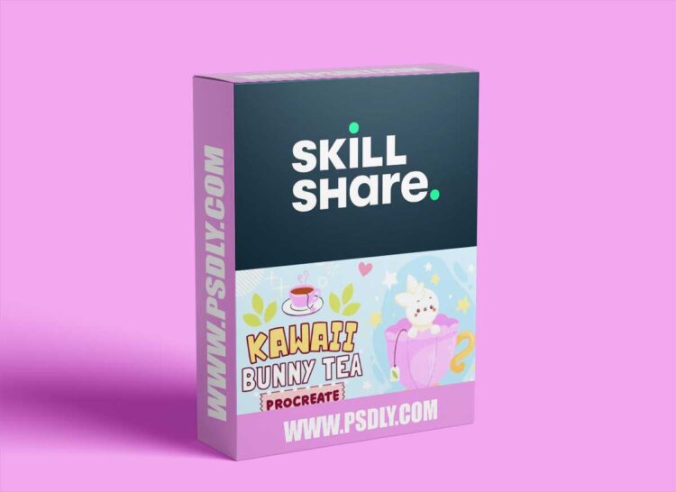 Kawaii Tea Time: Drawing Cute Bunny in a Tea Cup in Procreate 1 Kawaii Tea Time: Drawing Cute Bunny in a Tea Cup in Procreate