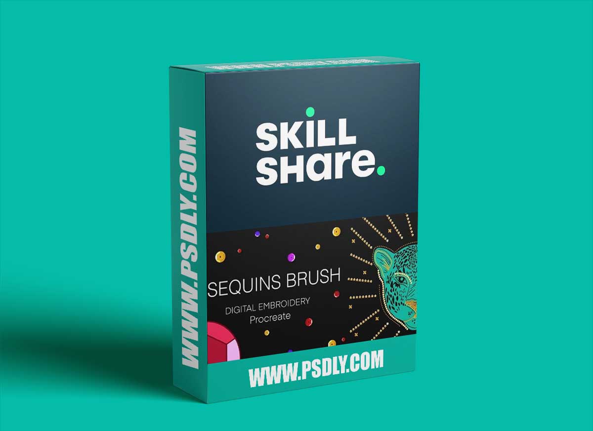 Learn To Create Sequin Brush For Digital Embroidery In Procreate