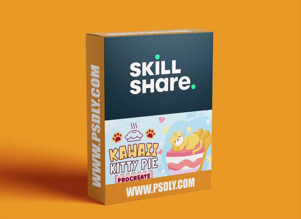 Pie Paw-ty: Drawing a Cute Kawaii Kitty on a Pie in Procreate