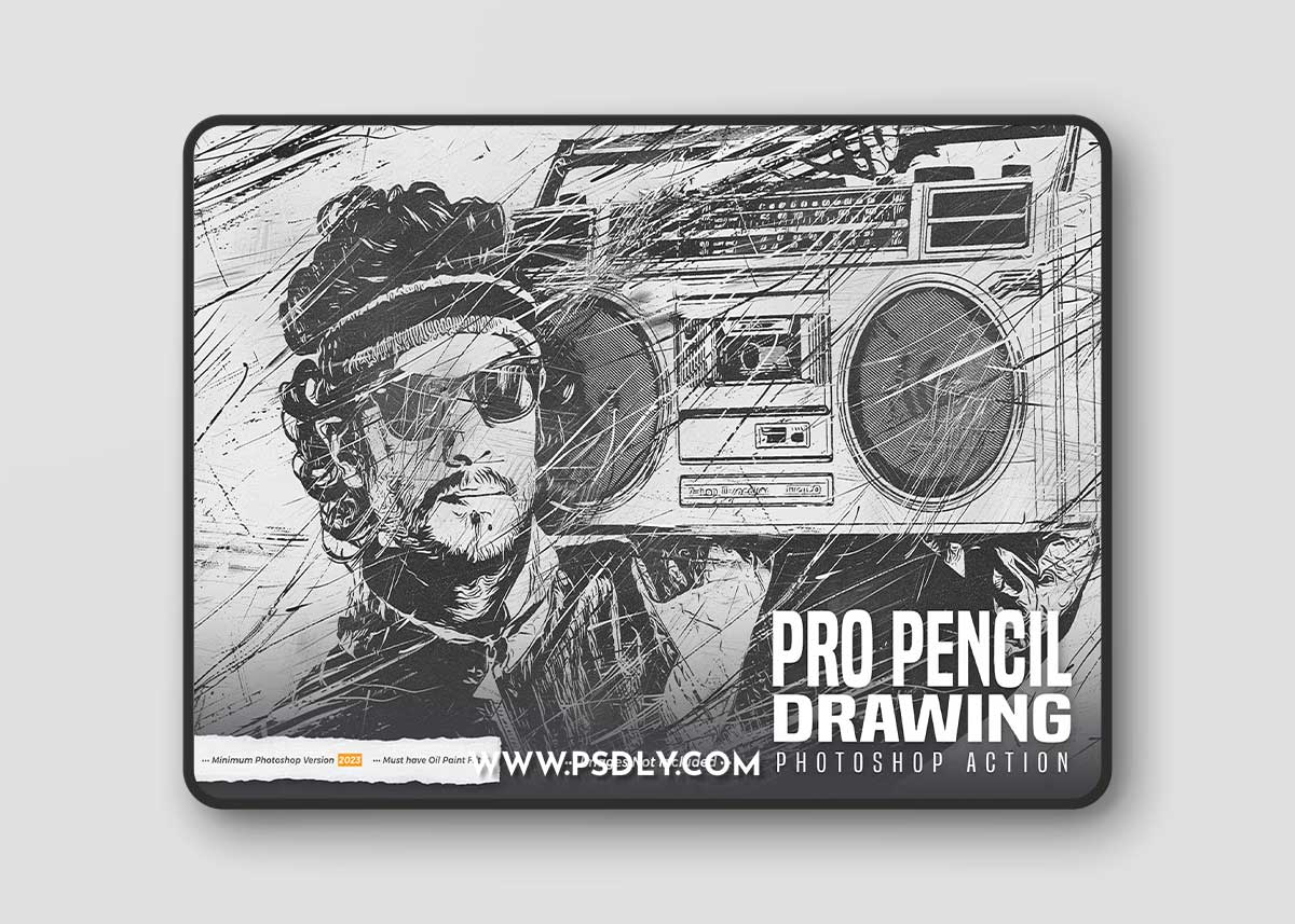 Pro Pencil Drawing Action MHNPBV8