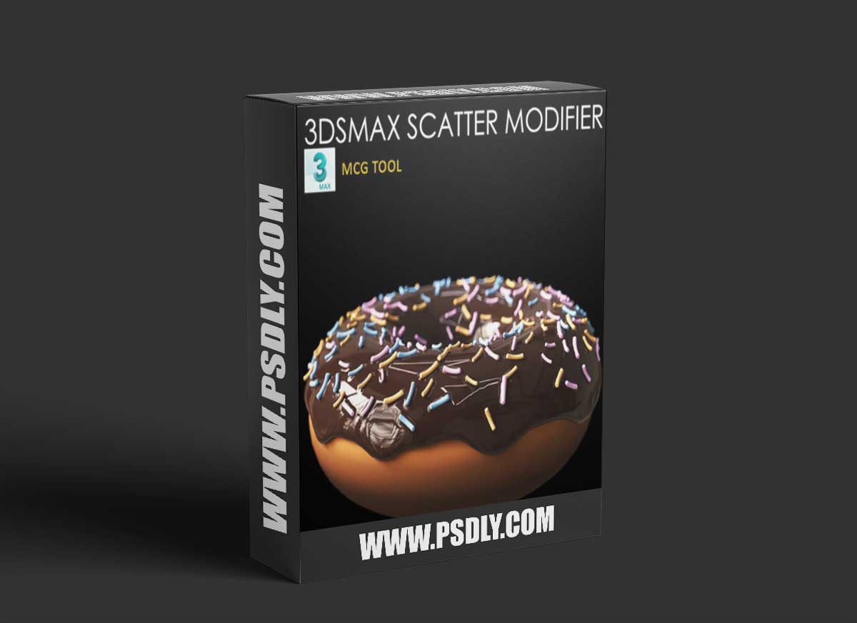 Scatter Modifier (3dsmax MCG)