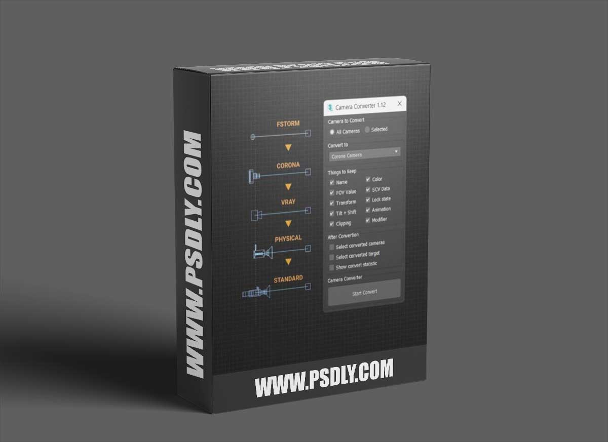 Smart Camera Converter 1.26 for 3dsMax