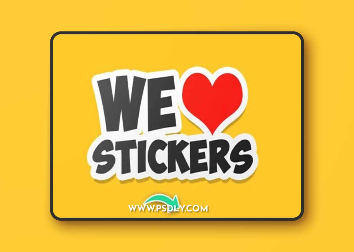 Stickers - PSD Effect for Photoshop