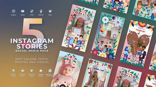 Videohive Fathers Day Instagram Stories 52341538 1 Videohive Fathers Day Instagram Stories 52341538