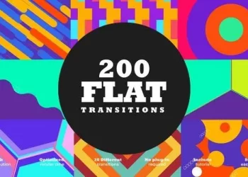 Videohive Flat Transitions Pack 52476075