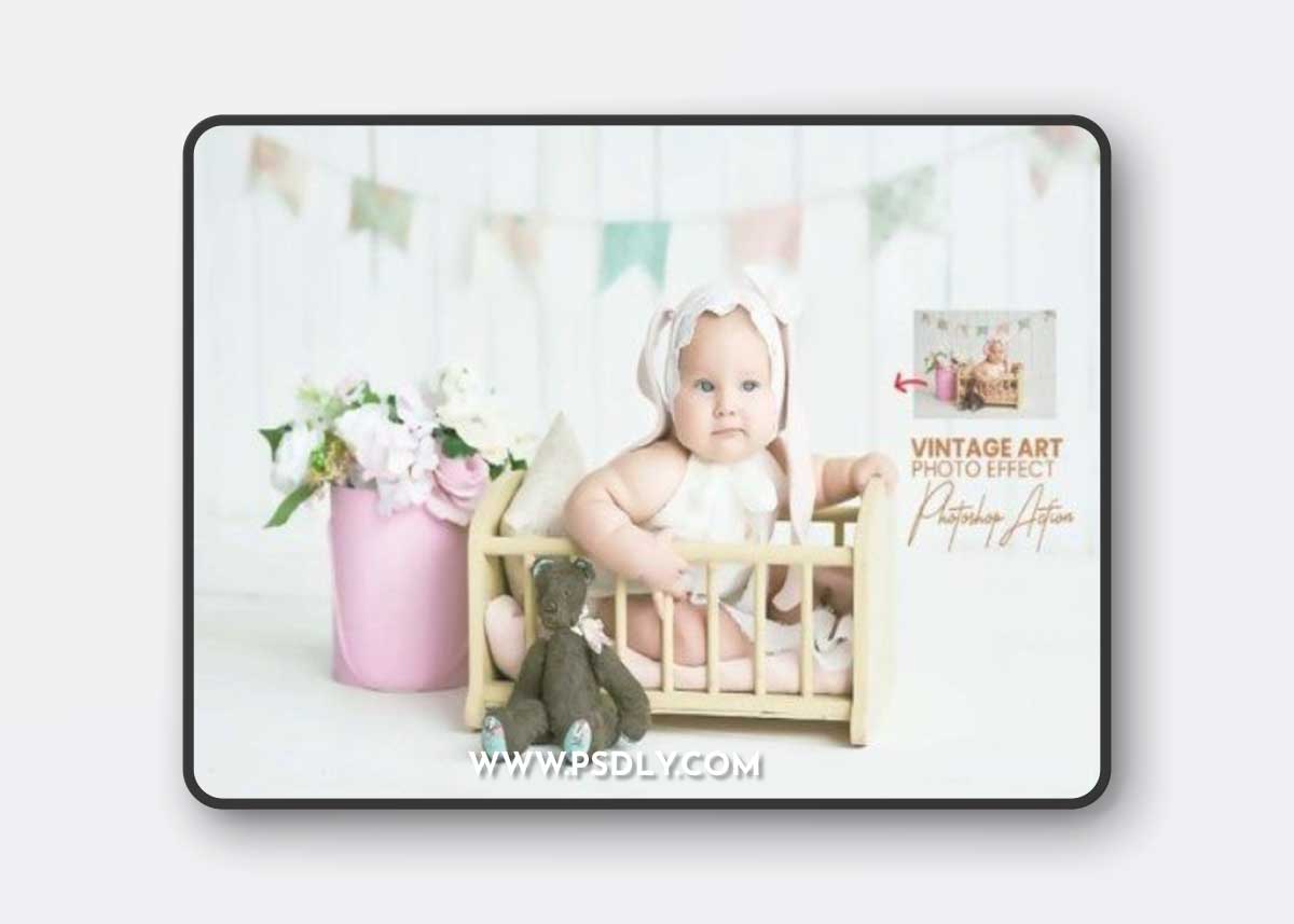 Vintage Oil Art Photoshop Action