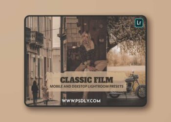 Classic Film Lightroom Presets Dekstop and Mobile FWP22CM