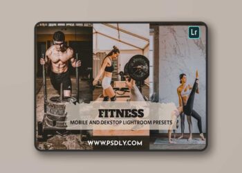 Fitness Lightroom Presets Dekstop and Mobile ZLSTQBN