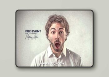 Pro Paint Effect Photoshop Action