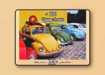 Retro Film - 100+ Vintage Mobile & Desktop Lightroom Presets Bundle