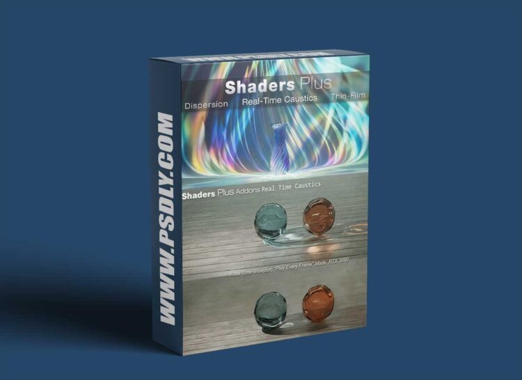 Shaders Plus - Caustics, Thin Film, Dispersion For Cycles & Eevee v4.0.4 for Blender 4.0-4.1 1 Shaders Plus - Caustics, Thin Film, Dispersion For Cycles & Eevee v4.0.4 for Blender 4.0-4.1
