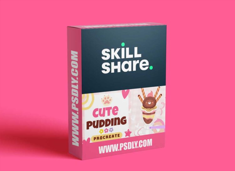 Sweet & Whiskery: Drawing a Cat Pudding Illustration in Procreate 1 Sweet & Whiskery: Drawing a Cat Pudding Illustration in Procreate