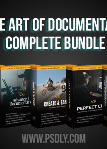 Psdly - Download Free Premium Graphics Design Elements & Web Theme 53 The Art of Documentary – Complete Bundle 2024