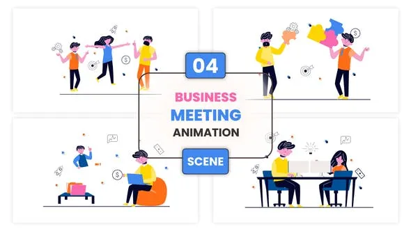 Videohive Business Meeting Concept Animation Scene 53011616 1 Videohive Business Meeting Concept Animation Scene 53011616