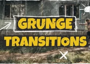 Videohive Grunge Transitions 52860438