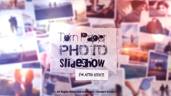 Videohive Torn Paper Photo Slideshow 52949409 1 Videohive Torn Paper Photo Slideshow 52949409