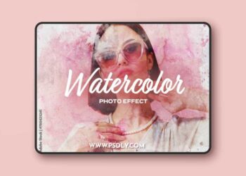 Watercolor Painting Paint Drawing Art Photo Effect