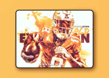 Cold Explosion Photoshop Action BNP5BVK