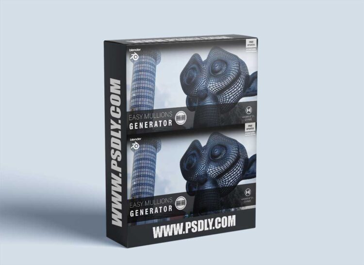 Easy Mullions_Generator V1.4 for Blender 1 Easy Mullions_Generator V1.4 for Blender