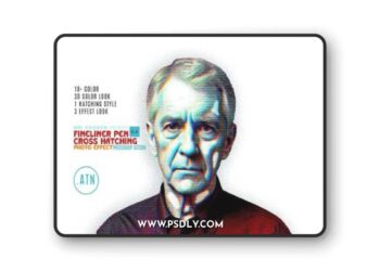 Fineliner Pen Cross Hatching Effect